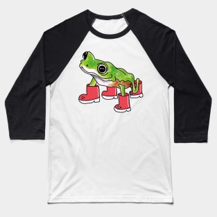 Frog in wellies Baseball T-Shirt